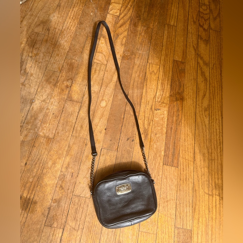 Michael Kors black cross body bag